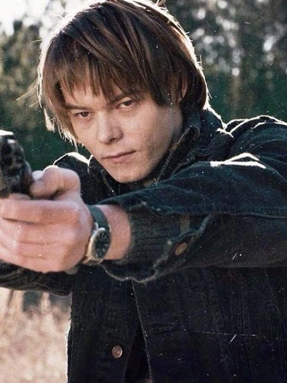 Jonathan Byers Stranger Things Black Denim Jacket