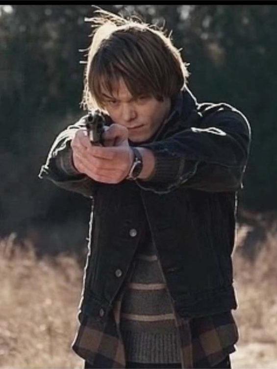 Jonathan Byers Stranger Things Black Denim Jacket