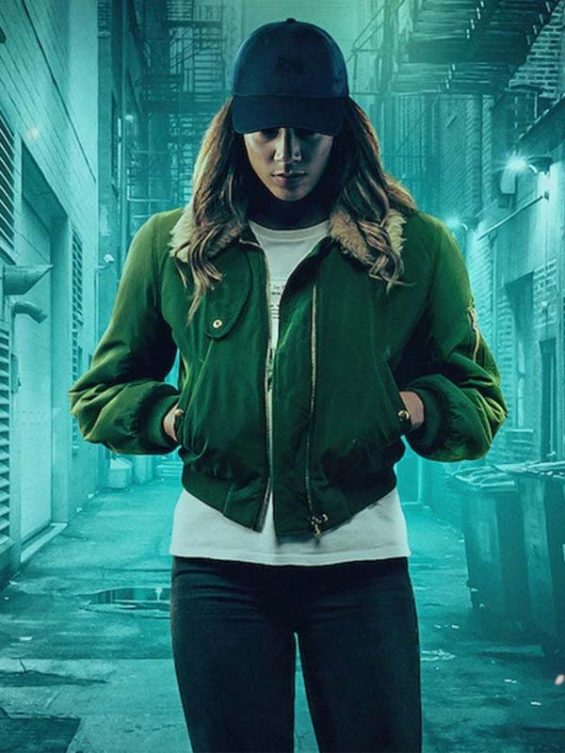 The Stranger Hannah John-Kamen Cropped Jacket