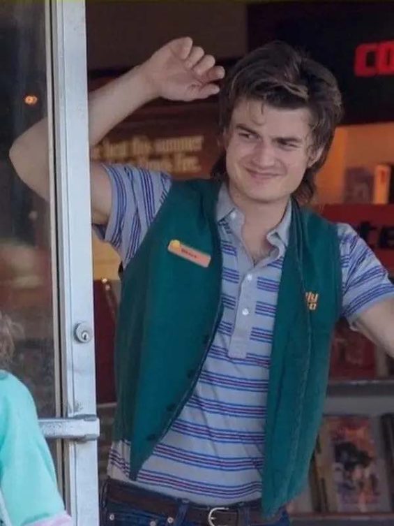 Stranger Things S04 Steve Harrington Green Vest