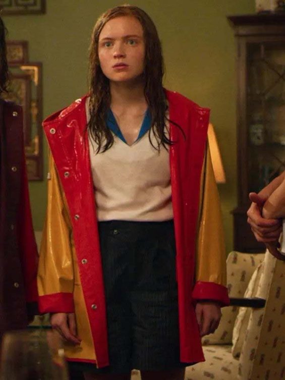 Stranger Things S04 Max Mayfield Yellow Raincoat