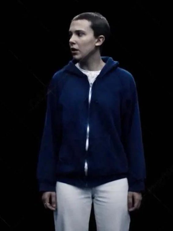 Stranger Things S04 Eleven Blue Hoodie