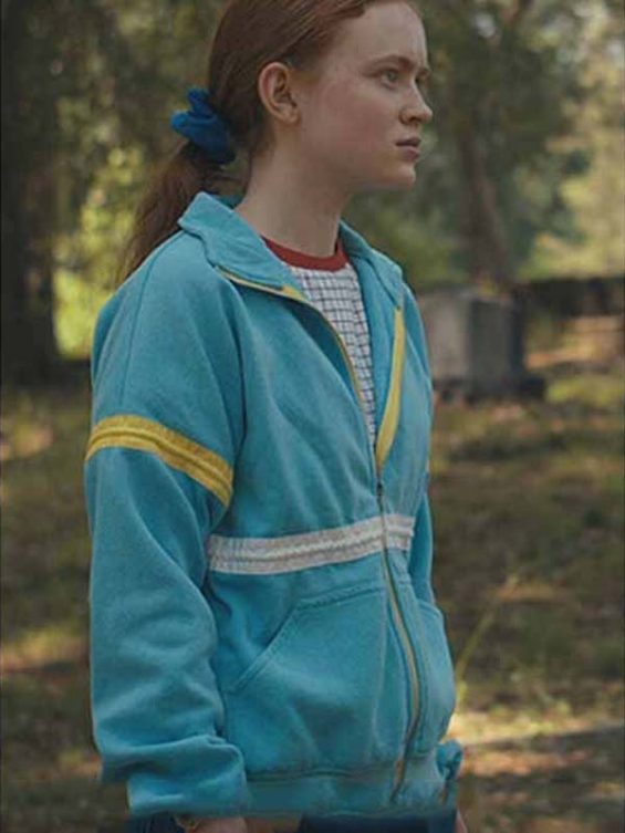 Stranger Things S04 Max Mayfield Blue Jacket