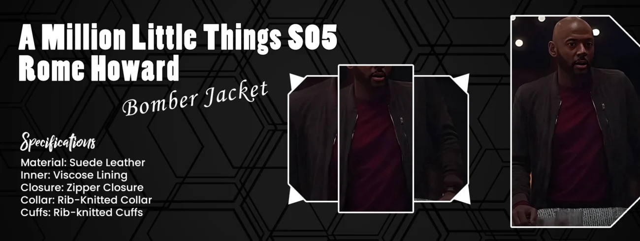 A Million Little Things S05 Rome Howard Bomber Jacket