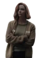 Beth Harmon The Queen’s Gambit Brown Wool Sweater