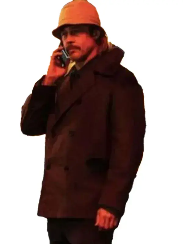 Brad-Pitt-Brown-Peacoat Brad-Pitt-Brown-Peacoat