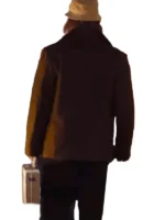 Brad-Pitt-Bullet-Train-2022-Brown-Peacoat