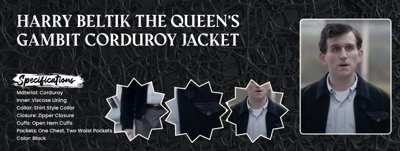 Harry Beltik The Queen’s Gambit Corduroy Jacket