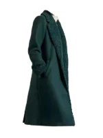 Honor Society 2022 Angourie Rice Green Long Fur Coat