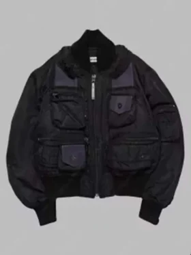 Issey-Miyake-Black-Bomber-Jacket