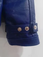 Descendants 2 Mitchell Hope Blue Leather Jacket