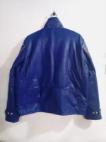 Descendants 2 Mitchell Hope Blue Leather Jacket