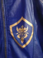 Descendants 2 Mitchell Hope Blue Leather Jacket