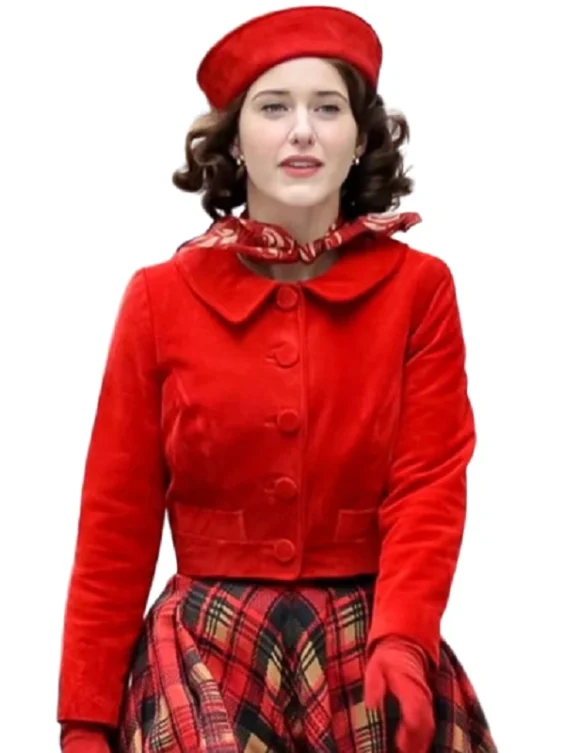Miriam Maisel The Marvelous Mrs. Maisel S04 Rachel Brosnahan Red Jacket