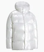 Nasiv Sall Monster High The Movie 2022 Abbey Bominable White Puffer Jacket