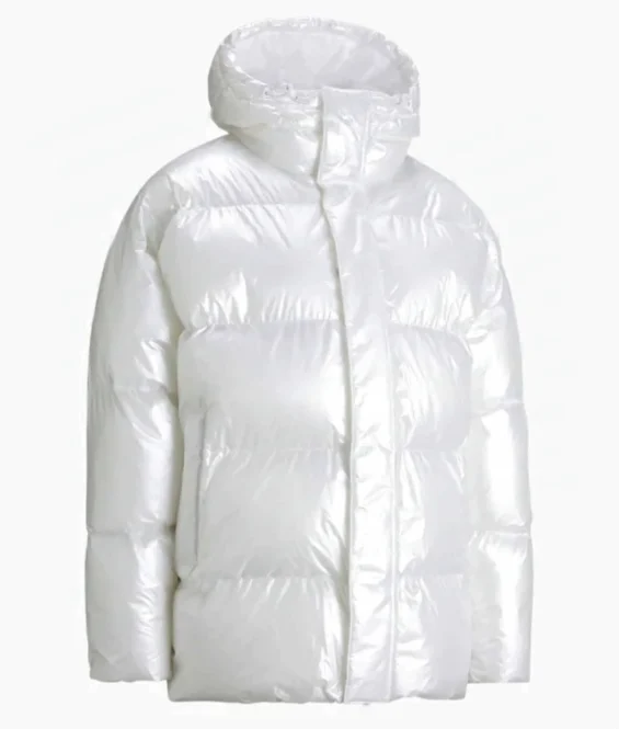 Nasiv Sall Monster High The Movie 2022 Abbey Bominable White Puffer Jacket
