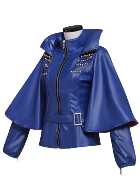 Sofia Carson Descendants Studded Leather Jacket