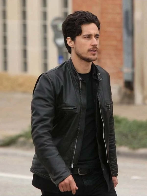 The South Peter Gadiot James Leather Jacket