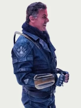 Ogord Leather Jacket Sylvester Stallone Guardians