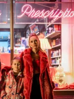 Ted Lasso Jones Juno Red Vegan Fur Coat