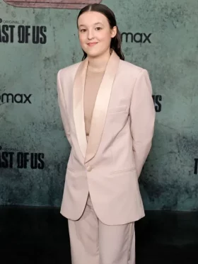 The Last Of Us 2023 Bella Ramsey Pink Blazer