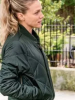 Chicago P.D. Tracy Spiridakos Quilted Bomber Jacket