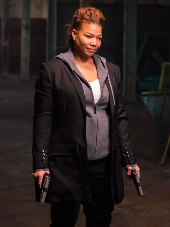 Tv Series The Equalizer Queen Latifah Mid-Length Coat