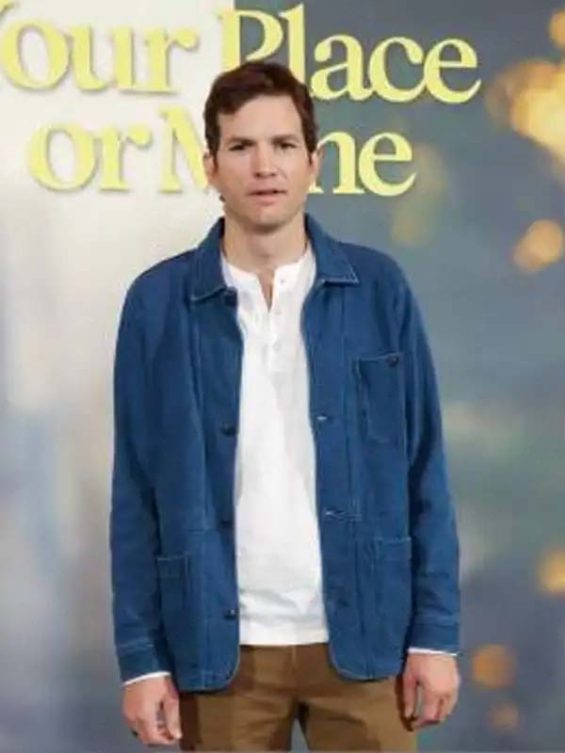 Your Place or Mine Ashton Kutcher Denim Jacket