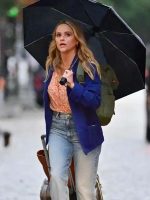 Your Place Or Mine Debbie Blue Jacket