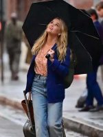 Your Place Or Mine Debbie Blue Jacket