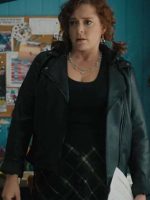 Your Place or Mine Rachel Bloom Leather Jacket