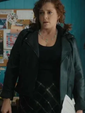 Your-Place-or-Mine-Rachel-Bloom-Leather-Jacket