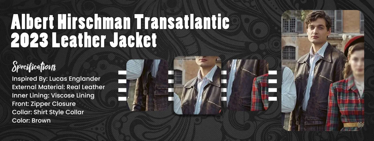 Albert Hirschman Transatlantic 2023 Leather Jacket