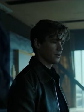 Titans S04 Dick Grayson Black Leather Jacket