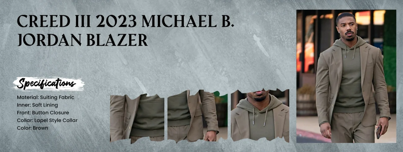 Creed III 2023 Michael B. Jordan Blazer