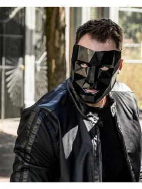 Gridlock Daniel Cudmore Black Leather Jacket