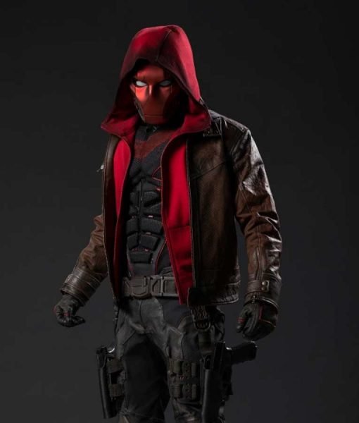 Jason Todd Titans S03 Red Hood Leather Jacket