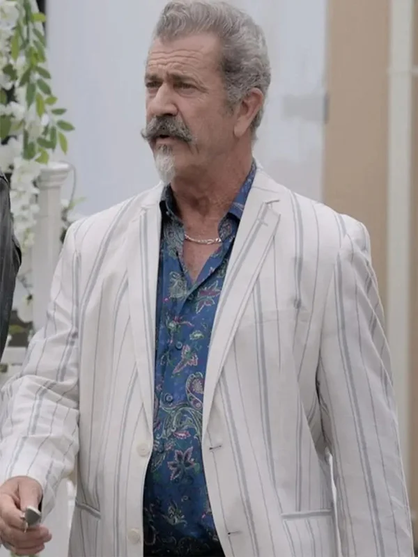 Alastair Pinch Last Looks 2022 Mel Gibson White Plaid Blazer Alastair Pinch Last Looks 2022 Mel Gibson White Plaid Blazer