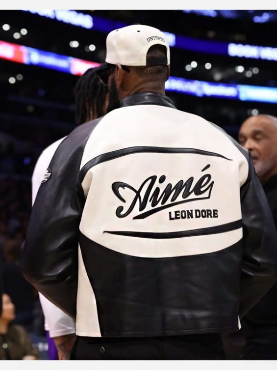 NBA LeBron James Aimé Leon Dore Leather Jacket