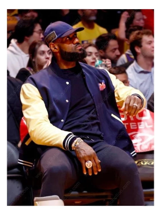 NBA 2023 LeBron James Varsity Jacket