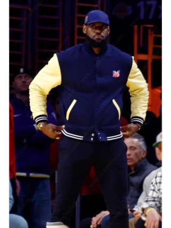 NBA 2023 LeBron James Varsity Jacket