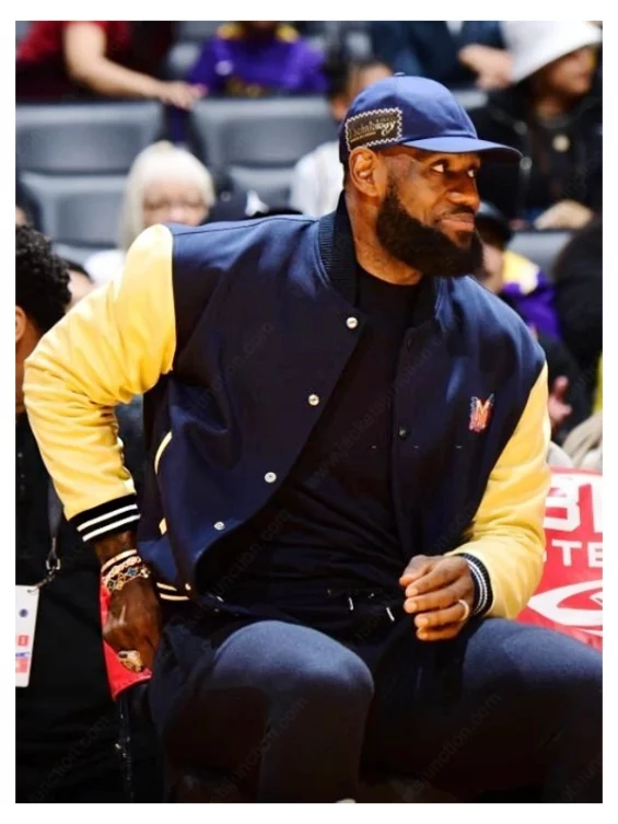 NBA 2023 LeBron James Varsity Jacket