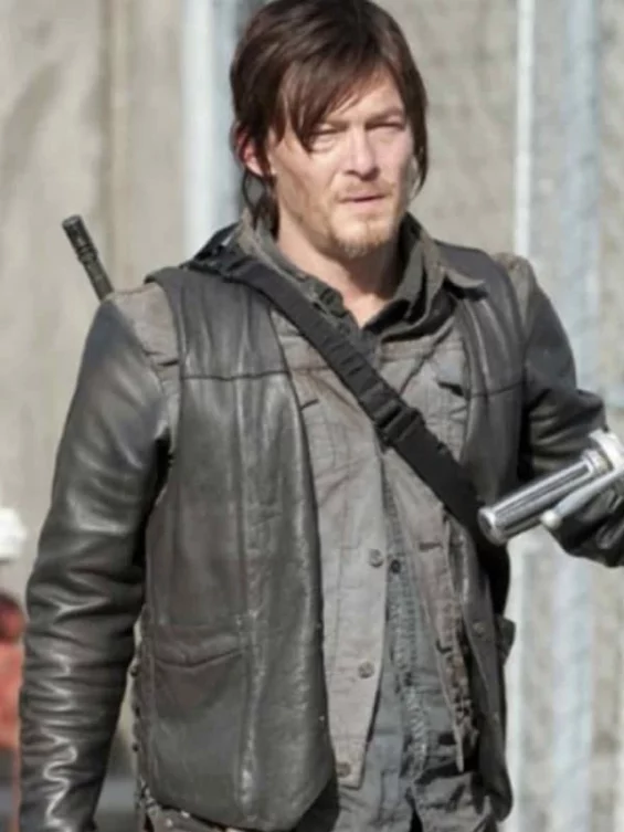 Norman Reedus The Walking Dead Leather Vest