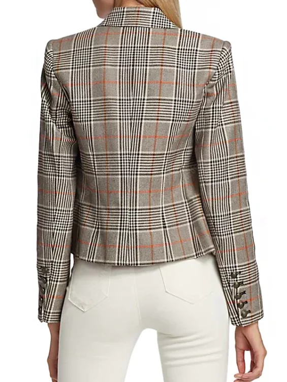 Not Dead Yet Nell Serrano Plaid Blazer