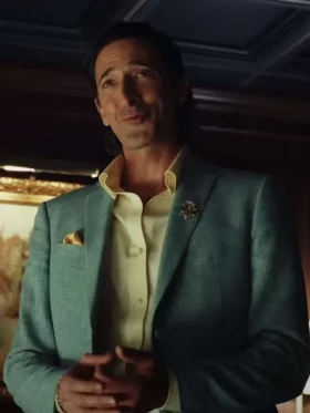 Adrien Brody Poker Face Blue Blazer