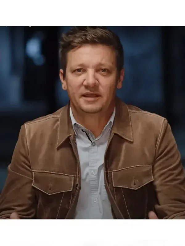 Rennervations 2023 Jeremy Renner Brown Suede Leather Jacket Rennervations 2023 Jeremy Renner Brown Suede Jacket
