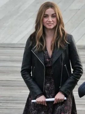 Ghosted 2023 Ana de Armas Leather Jacket