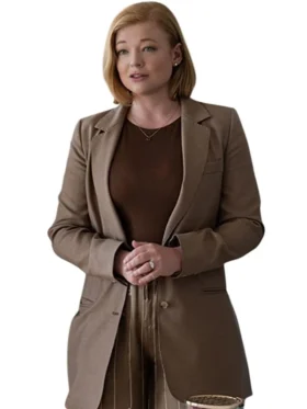 Succession S04 Shiv Roy Brown Blazer