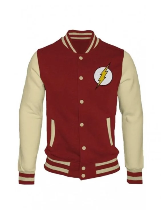 The Flash Varsity Bomber Jacket