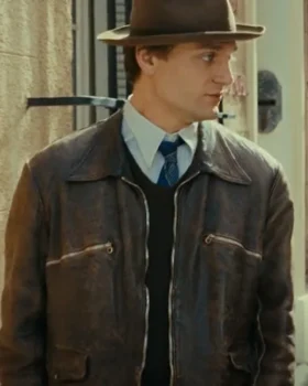 Men's vintage style cotton jacket inspired by Transatlantic 2023 series.